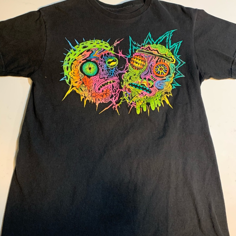 rick and morty graphic tee